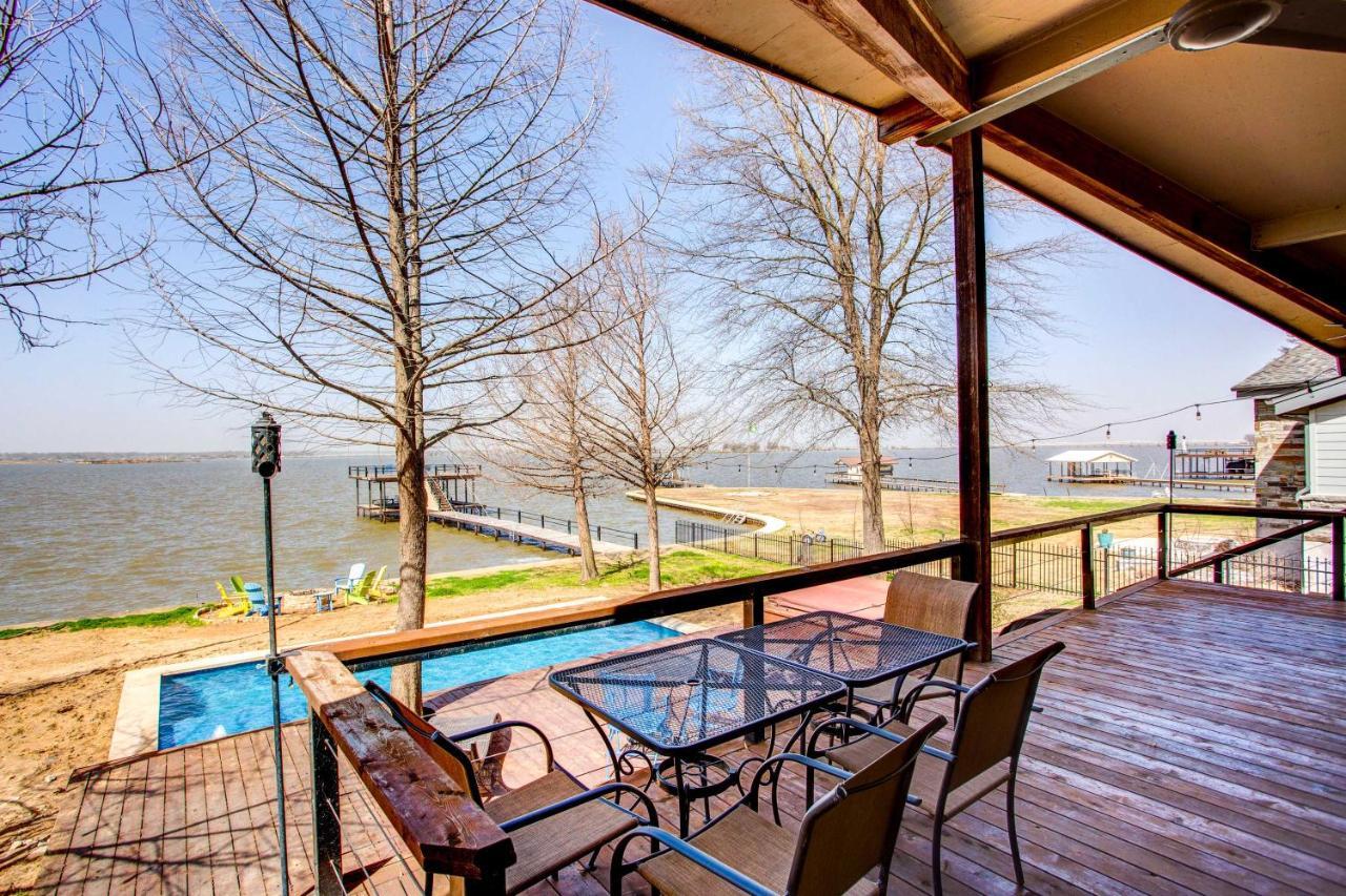 Cedar Creek Lakefront Vacation Rental With Pool Gun Barrel City Eksteriør billede